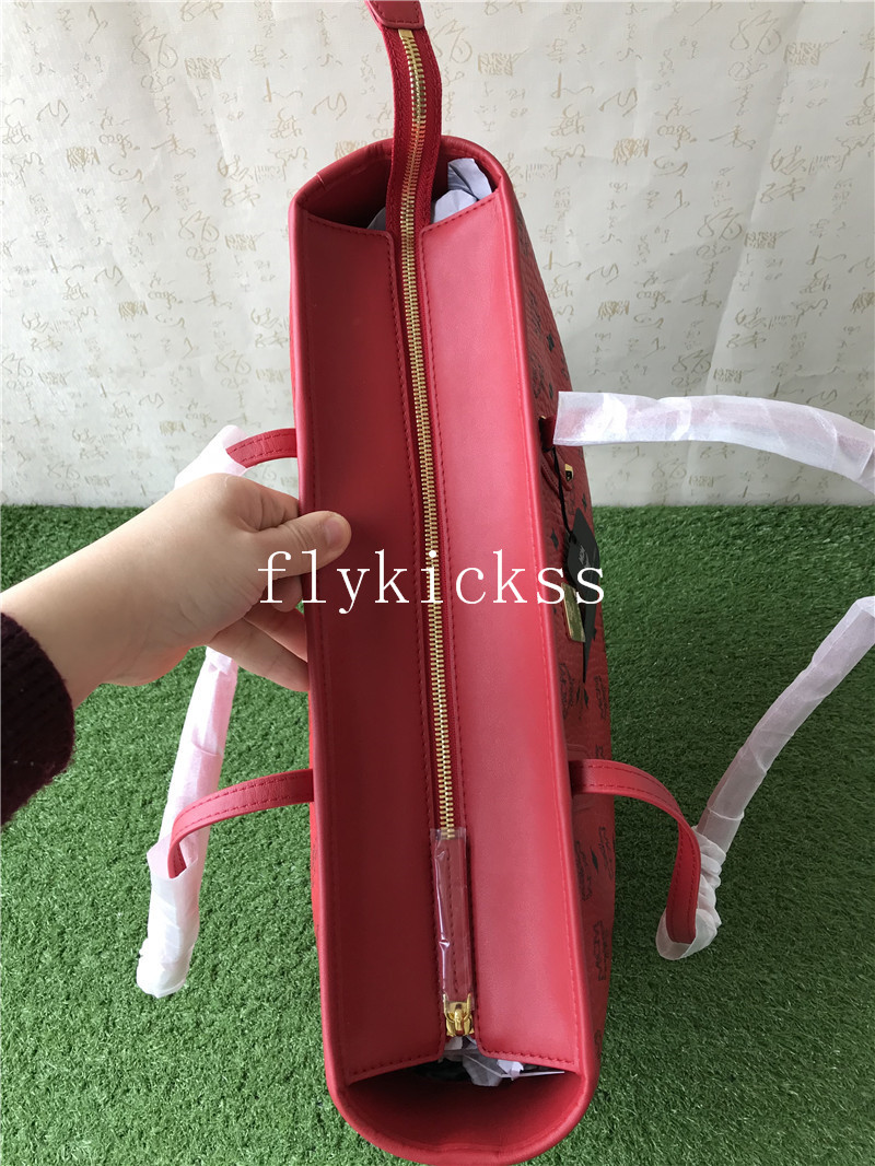 MCM Red Handbag : www.flykickss.net, Sneakers Shop